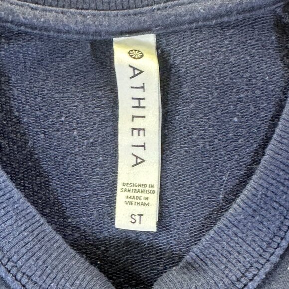 Athleta Mindset Sweater Sz ST Navy - Picture 5 of 10